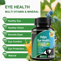 Lutein Eye Supplement - Vitamins, 30-Day Supply For Vision Clarity &